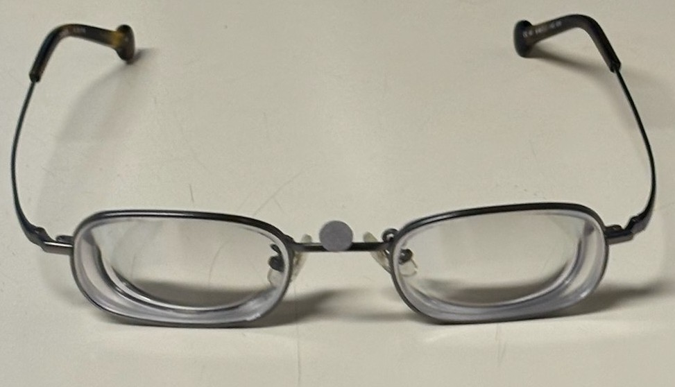 Photo of dot on my glasses